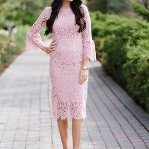 ISO this Rachel Parcell Pink Lace dress.  Size L or XL